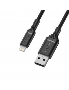 Cable USB A-Lightning 1M Black