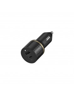 Car Charger 30W USB-C 18W+USB A 12W BK