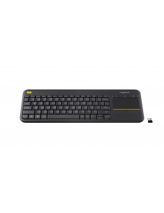 Logitech K400 Plus teclado RF inalámbrico QWERTY Holandés Negro 2