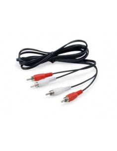 Equip 147094 cable de audio 2,5 m 2 x RCA Negro