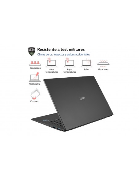 LG Gram 14Z90R-G.AP75B ordenador portatil Portátil 35,6 cm (14") WUXGA Intel® Core™ i7 i7-1360P 32 GB LPDDR5-SDRAM 512 GB SSD LG Gram 14Z90R-G.AP75B ordenador portatil Portátil 35,6 cm (14") WUXGA Intel® Core™ i7 i7-1360P 32 GB LPDDR5-SDRAM 512 GB SSD