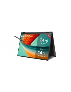 LG 16T90R-G.AA75B ordenador portatil Híbrido (2-en-1) 40,6 cm (16") Pantalla táctil WQXGA Intel® Core™ i7 i7-1360P 16 GB
