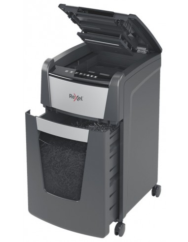Rexel Optimum AutoFeed+ 225X triturador de papel Corte cruzado 55 dB 23 cm Negro, Gris