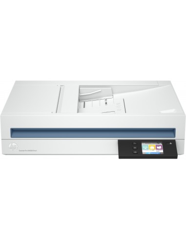 HP Scanjet Pro N4600 fnw1 Escáner de superficie plana y alimentador automático de documentos (ADF) 1200 x 1200 DPI A5 Blanco