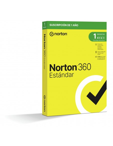 NortonLifeLock 360 Standard Seguridad de antivirus Base Español 1 licencia(s) 1 año(s)