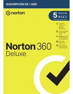 NortonLifeLock 360 Deluxe Seguridad de antivirus Base Español 1 licencia(s) 1 año(s)