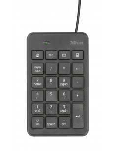 Trust 22221 teclado numérico Portátil PC USB Negro 2