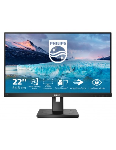 Philips S Line 222S1AE 00 pantalla para PC 54,6 cm (21.5") 1920 x 1080 Pixeles Full HD LCD Negro