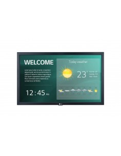 LG 22SM3G-B pantalla de señalización Pantalla plana para señalización digital 54,6 cm (21.5") IPS Wifi 250 cd   m² Full HD