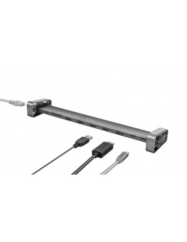 Trust Dalyx Alámbrico USB 3.2 Gen 1 (3.1 Gen 1) Type-C Aluminio