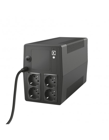 Trust Paxxon sistema de alimentación ininterrumpida (UPS) 1 kVA 600 W 4 salidas AC