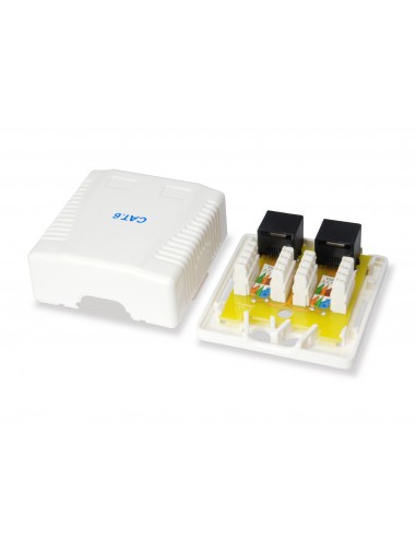 Equip 235214 caja de tomacorriente RJ-45 Blanco