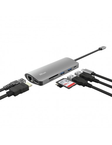 Trust Dalyx tarjeta y adaptador de interfaz Interno HDMI, RJ-45, USB 3.2 Gen 1 (3.1 Gen 1)