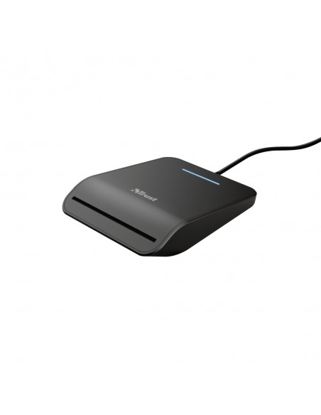Trust Primo lector de tarjeta inteligente Interior USB CardBus+USB 2.0 Negro