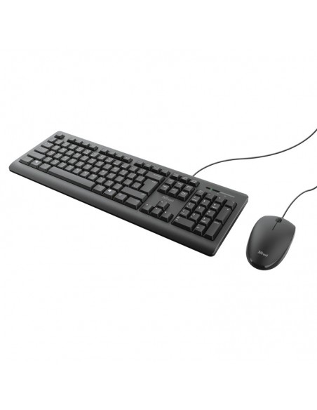 Trust TKM-250 teclado Ratón incluido USB Español Negro
