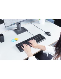 Trust TK-150 teclado USB QWERTY Español Negro 2