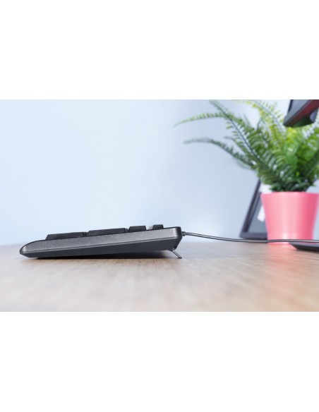 Trust TK-150 teclado USB QWERTY Español Negro