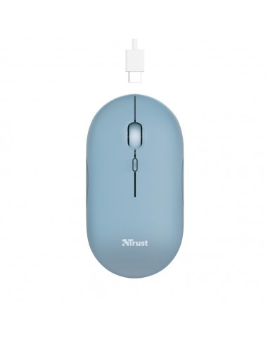 Trust Puck ratón Ambidextro RF Wireless + Bluetooth 1600 DPI