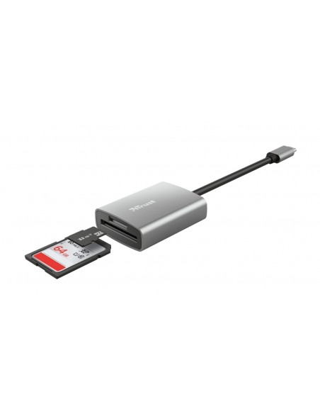 Trust 24136 lector de tarjeta USB 3.2 Gen 1 (3.1 Gen 1) Type-C Aluminio