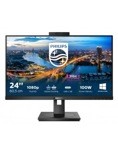 Philips B Line 243B1JH 00 pantalla para PC 60,5 cm (23.8") 1920 x 1080 Pixeles Full HD LCD Negro