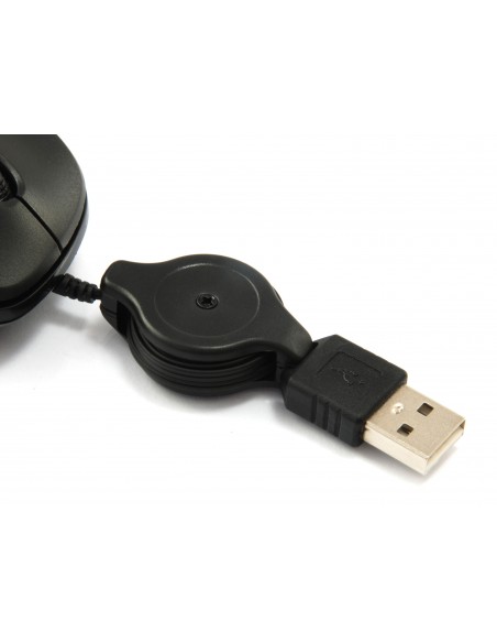 Equip 245103 ratón Ambidextro USB tipo A Óptico 1000 DPI