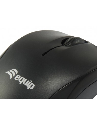 Equip 245103 ratón Ambidextro USB tipo A Óptico 1000 DPI