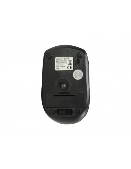 Equip 245104 ratón Ambidextro RF inalámbrico Óptico 1600 DPI