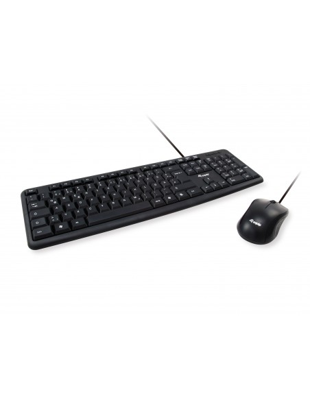 Equip 245201 teclado Ratón incluido USB QWERTY Español Negro
