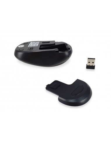 Equip 245113 ratón Ambidextro RF inalámbrico Óptico