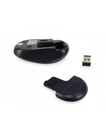 Equip 245113 ratón Ambidextro RF inalámbrico Óptico