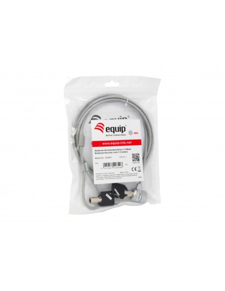 Equip 245401 cable antirrobo Plata 1,5 m
