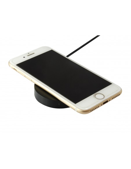 Equip 245500 cargador de dispositivo móvil Smartphone Negro USB Cargador inalámbrico Carga rápida Interior