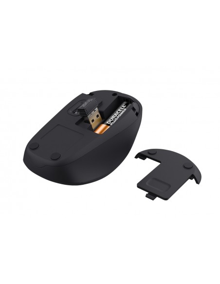 Trust TM-201 ratón mano derecha RF inalámbrico Óptico 1600 DPI