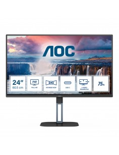 AOC V5 24V5CE pantalla para PC 60,5 cm (23.8") 1920 x 1080 Pixeles Full HD LED Negro