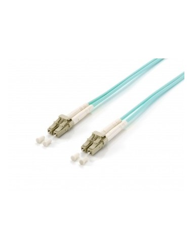 Equip 255411 cable de fibra optica 1 m LC OM3 Turquesa