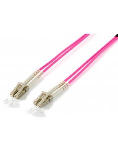 Equip 255511 cable de fibra optica 1 m LC OM4 Violeta