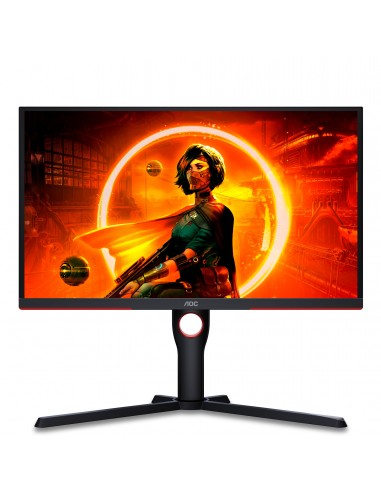 AOC G3 25G3ZM BK pantalla para PC 62,2 cm (24.5") 1920 x 1080 Pixeles Full HD Negro, Rojo