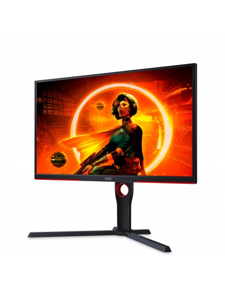 AOC G3 25G3ZM BK pantalla para PC 62,2 cm (24.5") 1920 x 1080 Pixeles Full HD Negro, Rojo