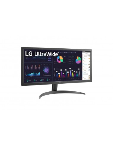 LG 26WQ500-B pantalla para PC 65,3 cm (25.7") 2560 x 1080 Pixeles 4K Ultra HD LCD Negro