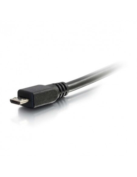 C2G Cable M M de USB 2.0 A a Micro-B, 2 m (6,6 ft), negro