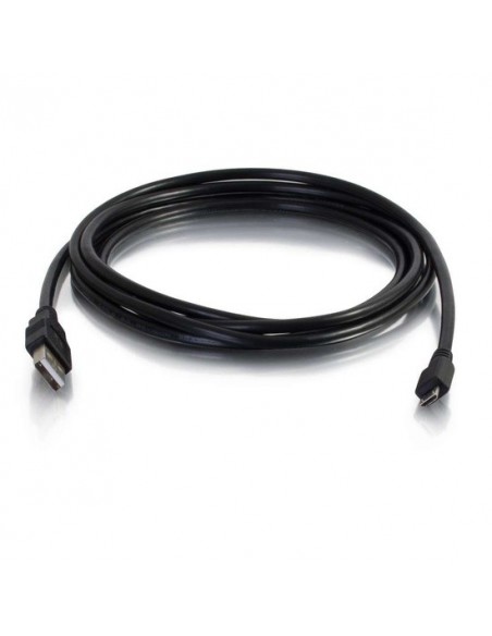 C2G Cable M M de USB 2.0 A a Micro-B, 2 m (6,6 ft), negro
