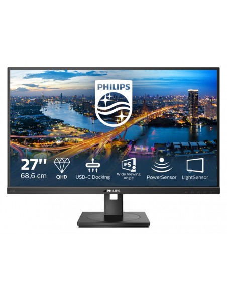 Philips 276B1 00 pantalla para PC 68,6 cm (27") 2560 x 1440 Pixeles Full HD LED Negro Philips 276B1 00 pantalla para PC 68,6 cm (27") 2560 x 1440 Pixeles Full HD LED Negro