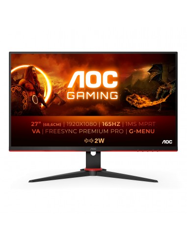 AOC 27G2SAE BK pantalla para PC 68,6 cm (27") 1920 x 1080 Pixeles Full HD LED Negro, Rojo