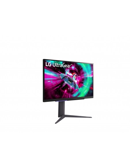LG 27GR93U-B pantalla para PC 68,6 cm (27") 3840 x 2160 Pixeles 4K Ultra HD LED Negro, Gris, Púrpura