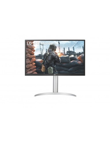 LG 27UP550P-W pantalla para PC 68,6 cm (27") 3840 x 2160 Pixeles 4K Ultra HD Plata, Blanco