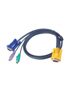 ATEN Cable KVM PS 2 con SPHD 3 en 1 de 1,8 m