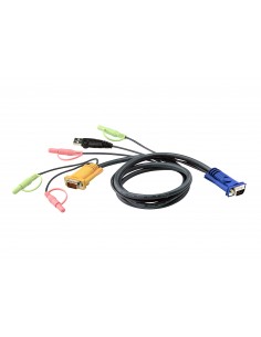 ATEN Cable KVM USB con audio y SPHD 3 en 1 de 3 m