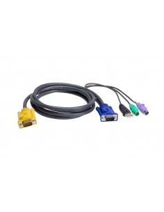 ATEN Cable KVM PS 2-USB de 3 m
