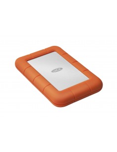 LaCie Rugged Mini disco duro externo 1 TB Naranja, Plata