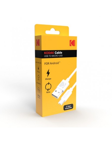 Kodak 30425828 cable USB 1 m USB A Micro-USB A Blanco